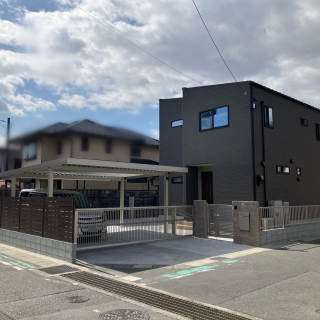 防犯面が安心なクローズスタイルエクステリア【大津市】