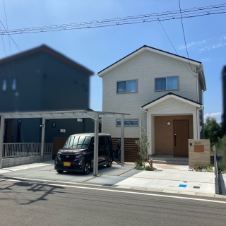 木目調を基調としたナチュラルスタイル外構【野洲市】